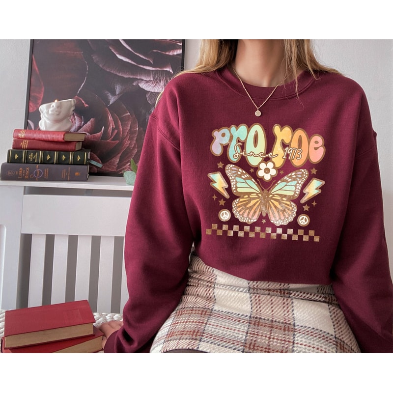 Pro Choice Sweatshirt, Defend Roe 1973 Sweatshirt, Women's Right Protest Sweatshirts, Roe V Wade Tee, Equality Outfit, Reproductive Rights,.jpg