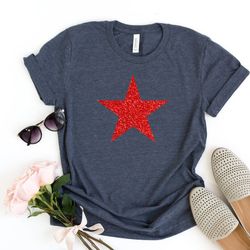4th of july American star glitter shirt,  fourth of july shirt, patriotic shirt, merica shirt, america , womens 4th of J