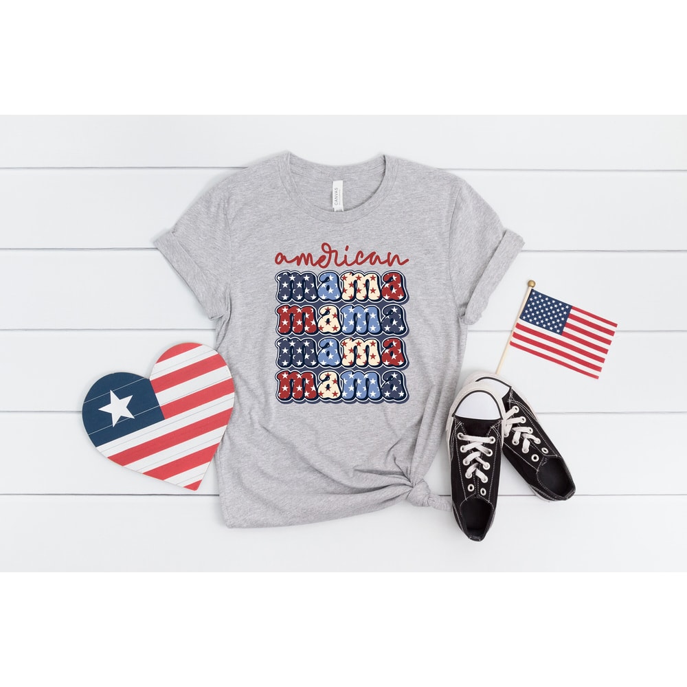 American Mama shirt, 4th of july shirt, fourth of july shirt, patriotic shirt, merica shirt, america shirt, memorial day shirt, USA shirt.jpg