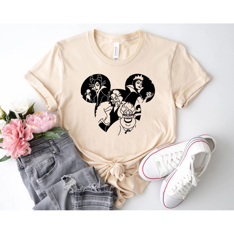 Disney Villanis shirt, womens disney shirt, disney villain, gift for her, holiday shirt, disneyland shirt, gift for girlfriend, disney shirt.jpg