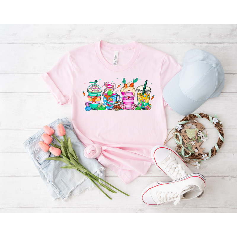 Easter coffee shirt, easter sweatshirt, coffee sweatshirt, easter shirt, bunny shirt, Egg Shirt, Bunny with Glasses, Bunny Lover Gift, 1.jpg