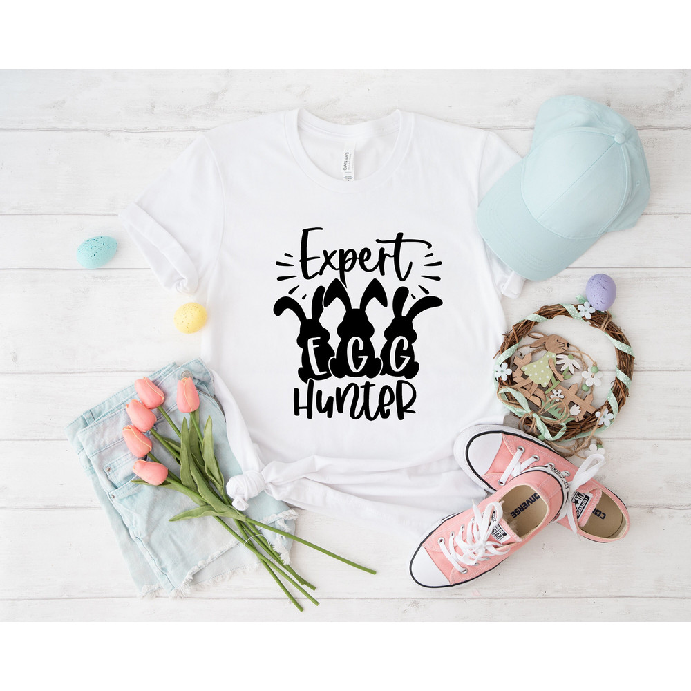 Expert Egg Hunter shirt, Egg Shirt, Rabbit Lover Shirt, Rabbit Lover Gift, Kids Easter Shirt, easter shirt, bunny shirt, Cute Bunny Shirt,.jpg