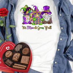 its mardi gras yall gnome shirt,  mardi gras gnome tee, mardi gras, mardi gras shirt, mardi gras costume, saints shirt,