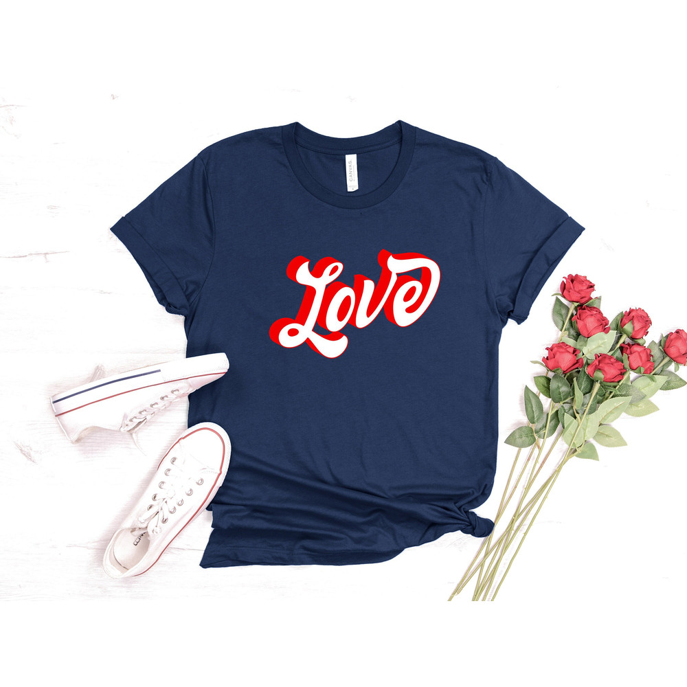Love shirt, Retro Love shirt, valentine shirt, valentines day shirt, Valentine Tshirt, couples sweaters, xoxo, gnome with hearts, valentine.jpg