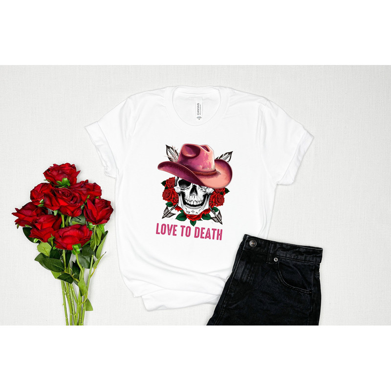 Love to death Valentine shirt, skeleton valentines, heart sweater, valentine shirt, valentines day shirt, Valentine Tshirt, xoxo,.jpg