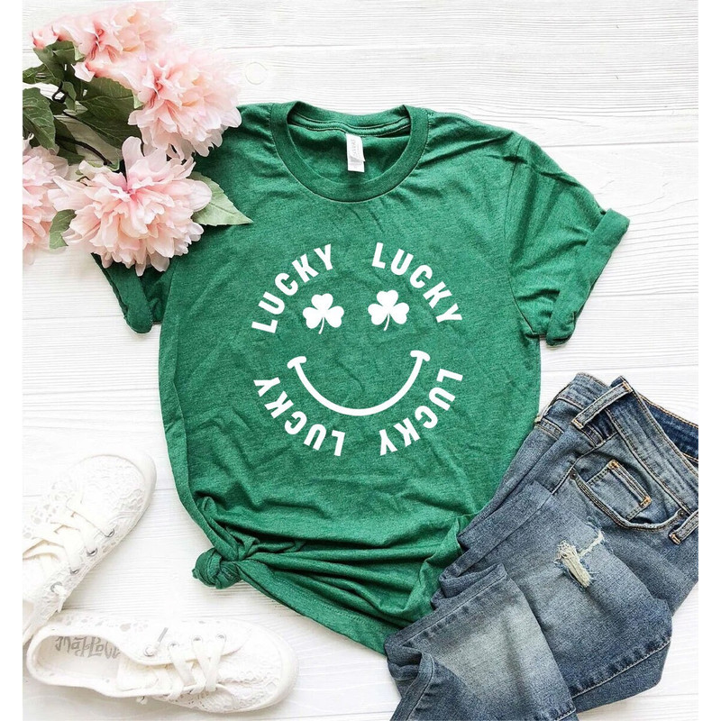 Lucky shamrock shirt, shamrock shirt, Lucky Shirt, st paddys day shirt, saint patricks day, st patricks day, irish shirt, shenanigan shirt.jpg