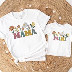 mama mini shirt, matching mommy and me shirt, , mama baby outfit, mama shirt, mothers day shirt, mommy and me shirt, fir