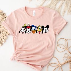 Retro Disneyworld Shirts, Mickey and friends, Mickey and co, disney squad shirt, Retro disney shirt, disney friends, dis