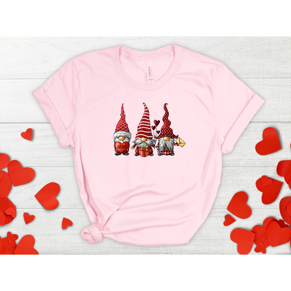 Valentine gnome shirt, valentine shirt, valentines day shirt,couples sweaters, xoxo, gnome with hearts, Valentine Sweatshirt, Cute Valentine.jpg