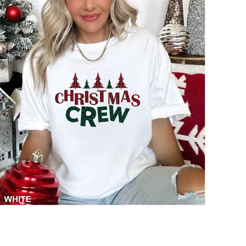 Christmas Crew Shirt, Family Christmas TShirt, Family Christmas Shirts, Christmas Tee, Comfort Colors Christmas Shirt.jpg