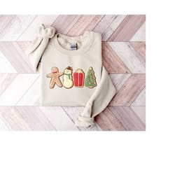 christmas gingerbread sweatshirt, christmas lover shirt, christmas snowman sweatshirt, tree gift and gingerbread shirt,