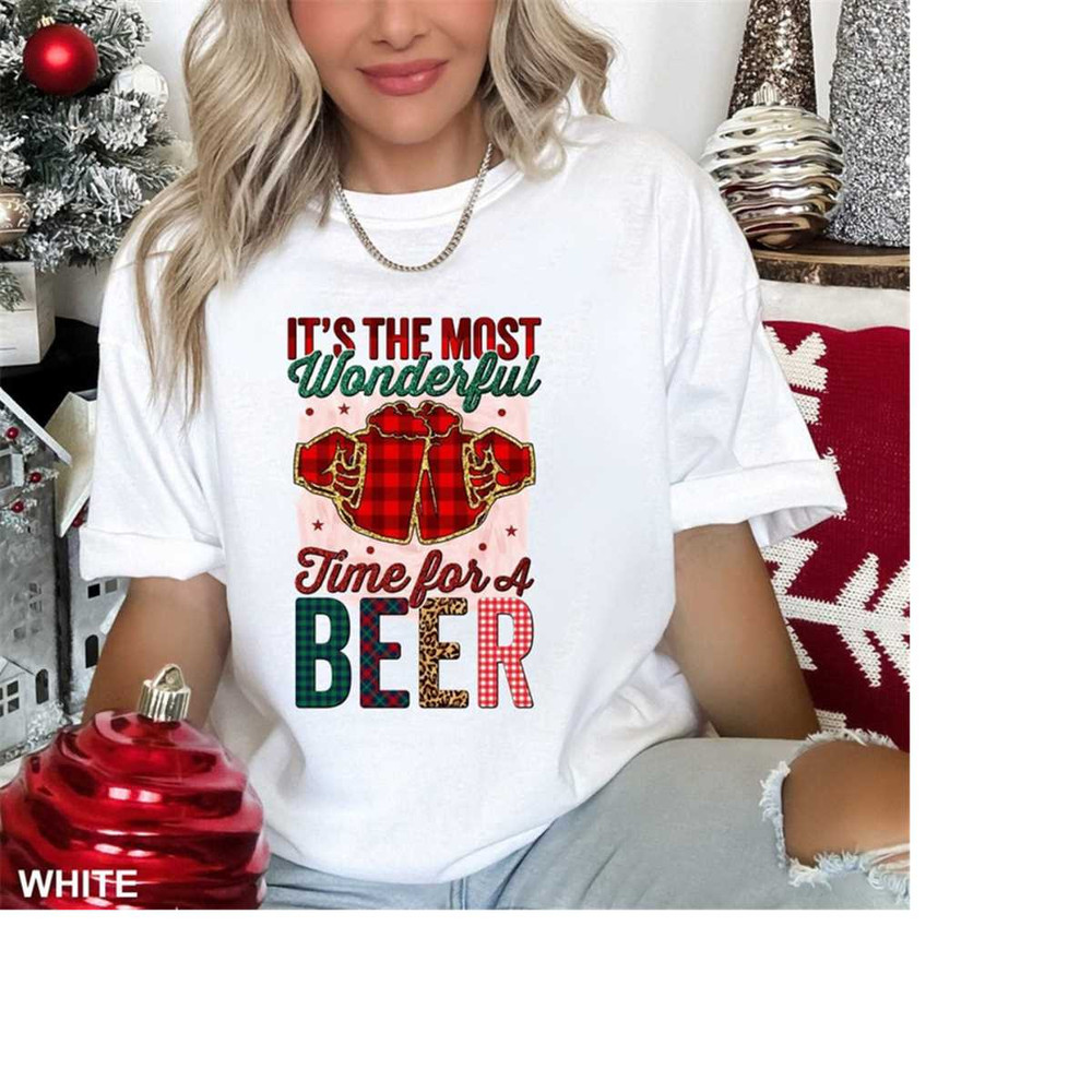 Comfort Colors Its The Most Wonderful Time Of The Beer Halloween Shirt Cute Halloween Tshirt Halloween Gifts For Women.jpg