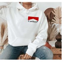 cowboys hooded sweatshirt country western hoodie rodeo shirt cowgirl style country music sweatshirt for concerts cowgirl