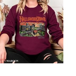 cute halloweentown sweatshirt, halloweentown university, retro halloweentown sweatshirt, fall sweatshirt, vintage hallow