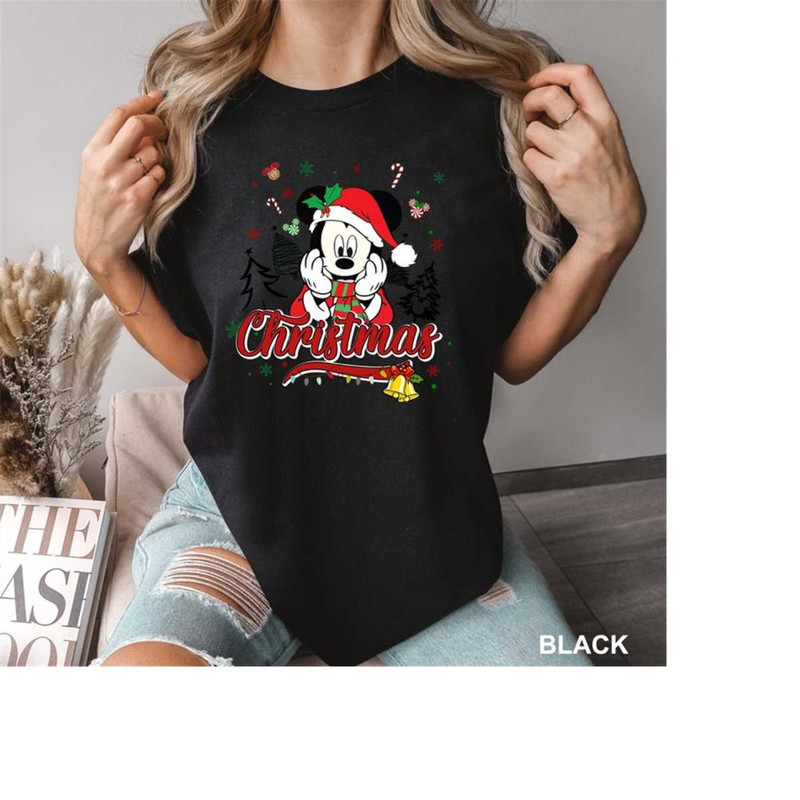 Disney Characters Christmas Shirt, Christmas Mickey Mouse Shirt, Disney Character Shirt, Disney Christmas Shirt Merry Ch.jpg