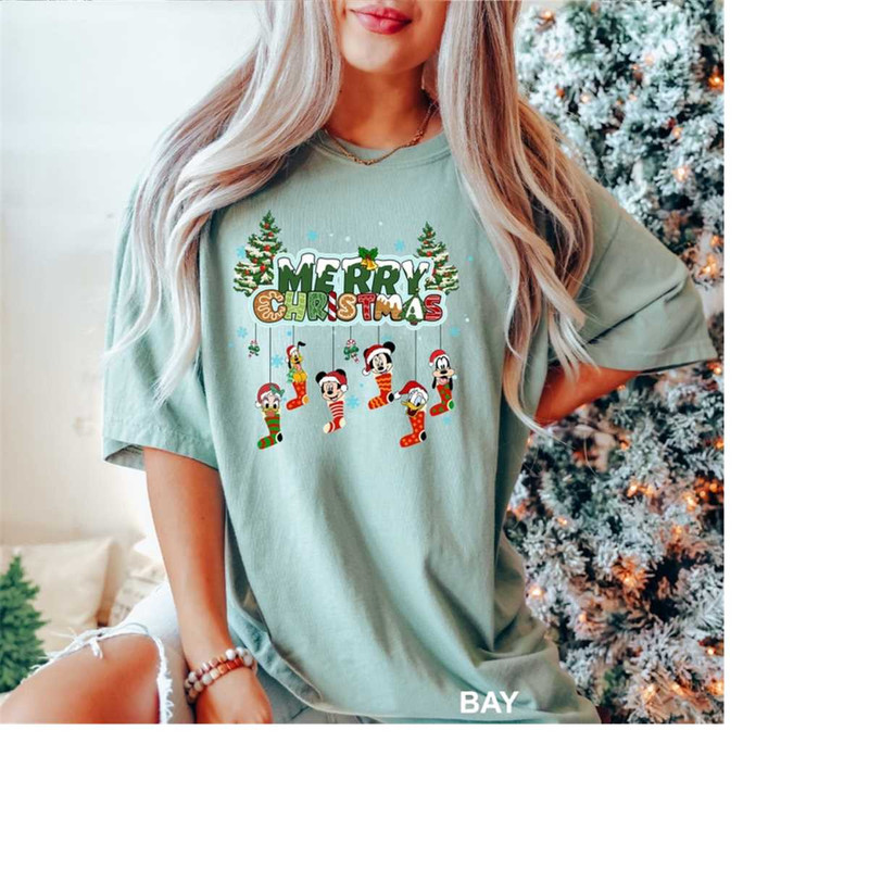 Disney Characters Christmas Shirt, Christmas Mickey Shirt, All Disney Character Shirt, Disney Christmas Shirt, Merry Chr.jpg