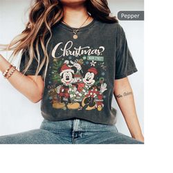 Disney Christmas On Main Street Comfort Colors Shirt, Mickeys Very Merry Christmas Party 2023 Shirt, Walt Disney World