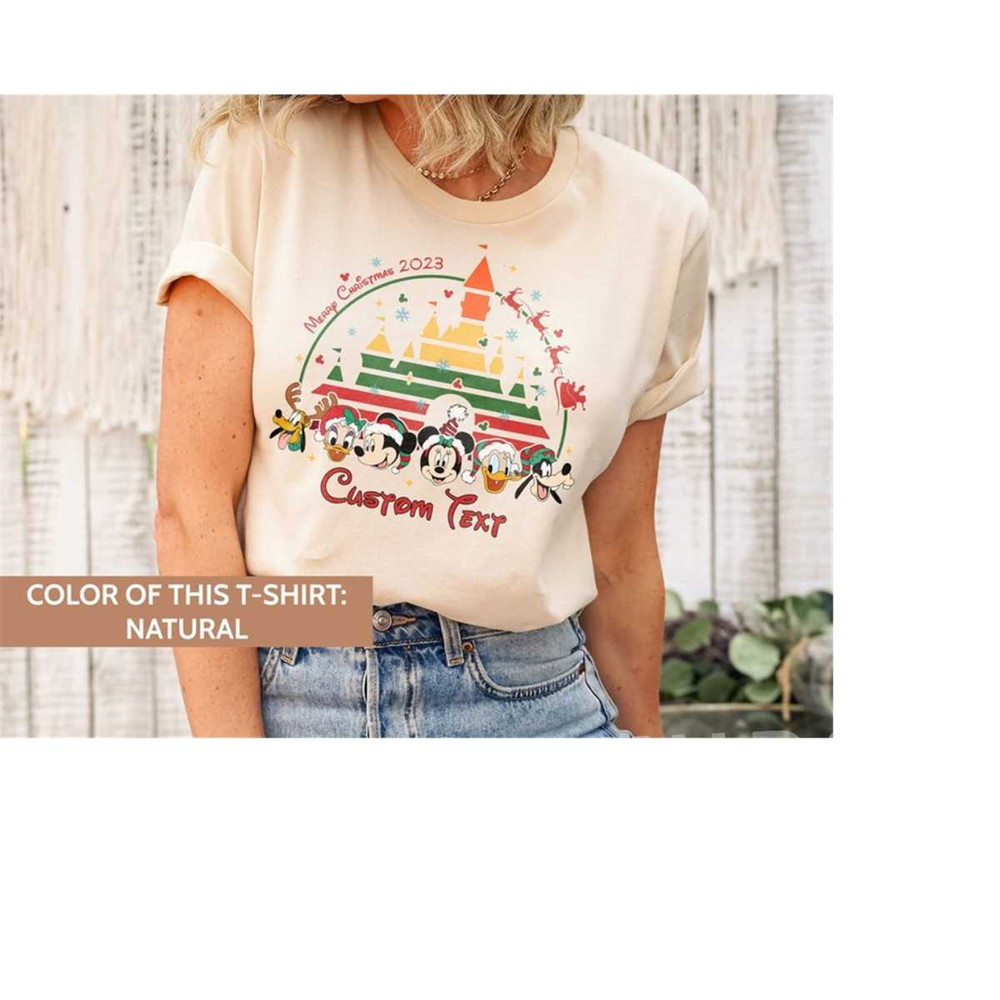 Disney Mickey Minnie Pluto Christmas T-shirt Sweatshirt, Family Disney Christmas, Disney Christmas, Mickey Fan Gifts, Mo.jpg