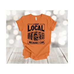 canning shirt, i eat local because i can, canning jars, summer garden,fourth of july, 4th of july shirt, american flag,