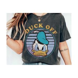 retro 90s donald duck off shirt disney grumpy duck tshirt magic kingdom tee disneyland trip outfits disney birt.jpg