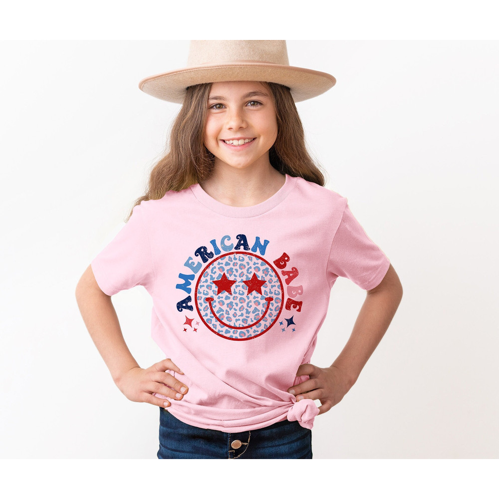 All American Babe Shirt, Independence Day Shirt, 4th of July Tee, Patriotic Shirt, All American Girl, Gildan Shirt 100 cotton JL16.jpg