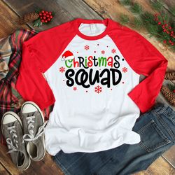 family christmas shirts,family christmas matching raglans, christmas squad family shirts,christmas family matching,xmas