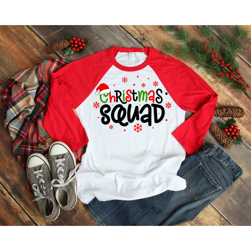 Family Christmas Shirts,Family Christmas matching Raglans, Christmas squad family shirts,Christmas family matching,Xmas matching shirts RG8.jpg