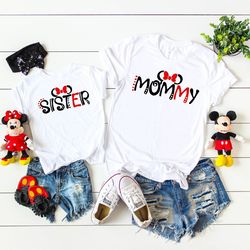 mommy and me disney shirts outfits, disney family shirts, mommy,daddy,brother,sister shirt set, matching vacation shirts