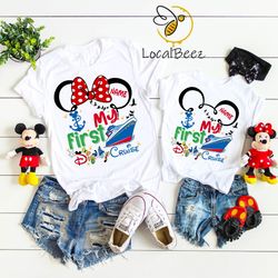 my 1st disney cruise, disney cruise  2023 shirts, disney matching shirts, minniemickey shirts, disney cruise 2023 matchi