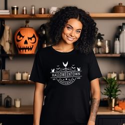 halloweentown est 1998 shirt, halloweentown university, retro halloweentown cat shirt, fall shirt, vintage halloween swe