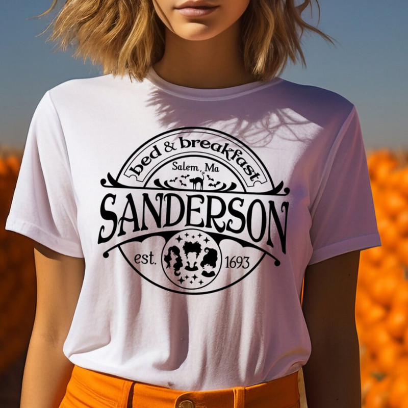 Sanderson Bed and Breakfast Halloween Shirt, Halloween Bed and Breakfast Sanderson Shirt, Sanderson Sisters Halloween Top, Halloween Shirt.jpg