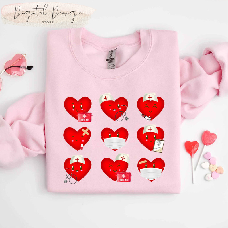 Comfort Colors Nure Valentine Shirt, Nurse Shirts, Valentine Nurse Heart Candy, NICU Nurse Valentine's Day, Cute Neonatal Nurse Valentine.jpg