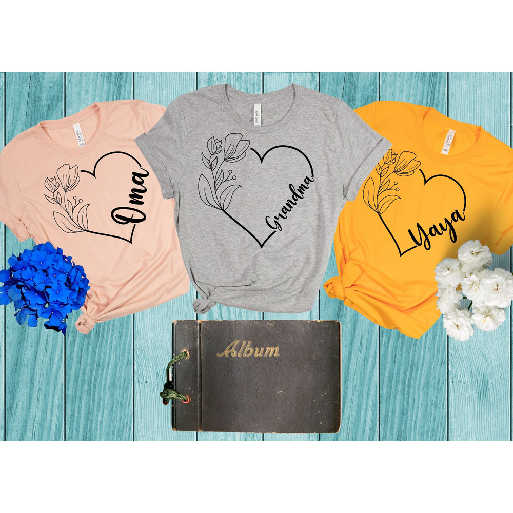 Custom Grandma Shirt Personalized Gifts Gift For Her Valentines Day Valentines Day Gift Grandma Gift Grandma Gift Personalized Free Shipping.jpg