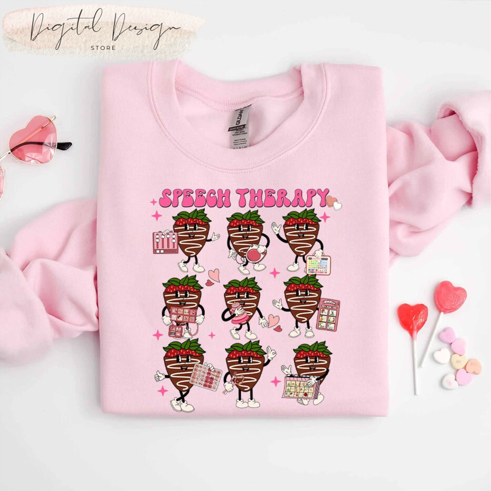 Comfort Colors Speech Therapy Valentine Shirt, SLP Valentines Day Shirt, Speech Language Pathologist Shirt, Speech Teacher Valentine Shirt.jpg