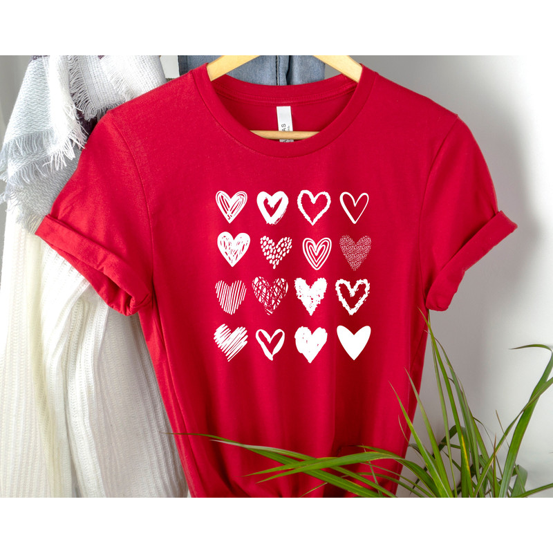 Heart Shirt, Valentines Day Shirt, Valentines Day Shirts For Women, Cute Heart T-shirt, Cute Valentine Shirt, Teachers Valentines Day Shirt.jpg