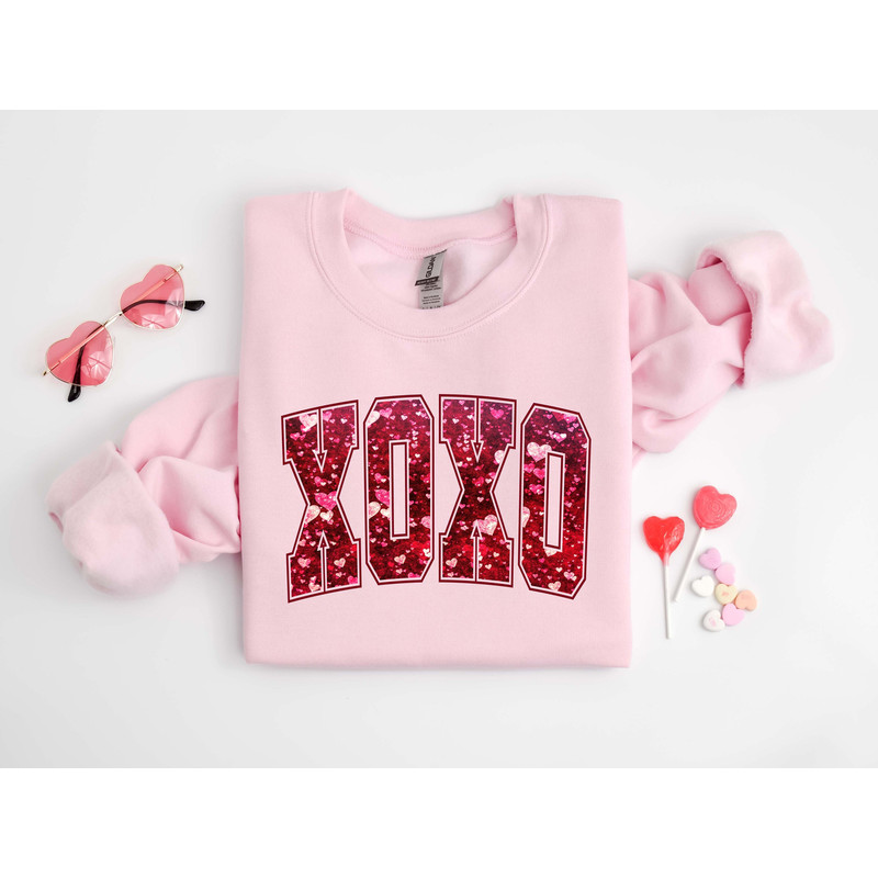 Not Real Glitter! Valentines Day Sweatshirt, Valentines Day Shirt Valentine Shirt for Teacher Valentines Sweater Galentines Day Gifts XOXO.jpg