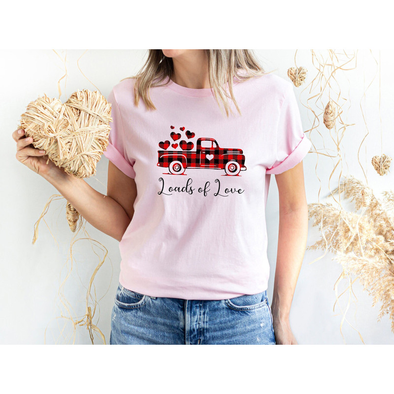 Plaid Print loads of love Truck Shirt ,Valentines Day Shirt For Woman ,Heart Shirt, Cute Valentine Shirt ,Funny Valentine Day Gift Shirt.jpg