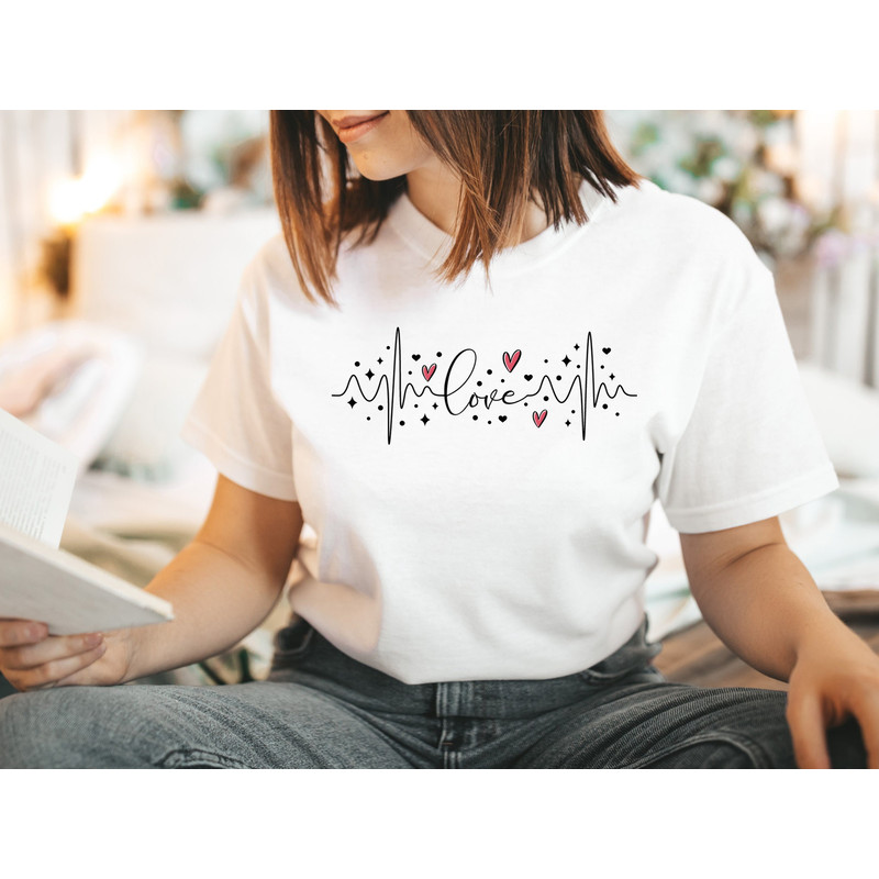 Valentine Day Heart Rhythm Shirt, Cute Valentine Day Love Shirt, Valentine Day Heart Beat Shirt, Valentine Day Favorite Shirt ,Rhythm Tee.jpg