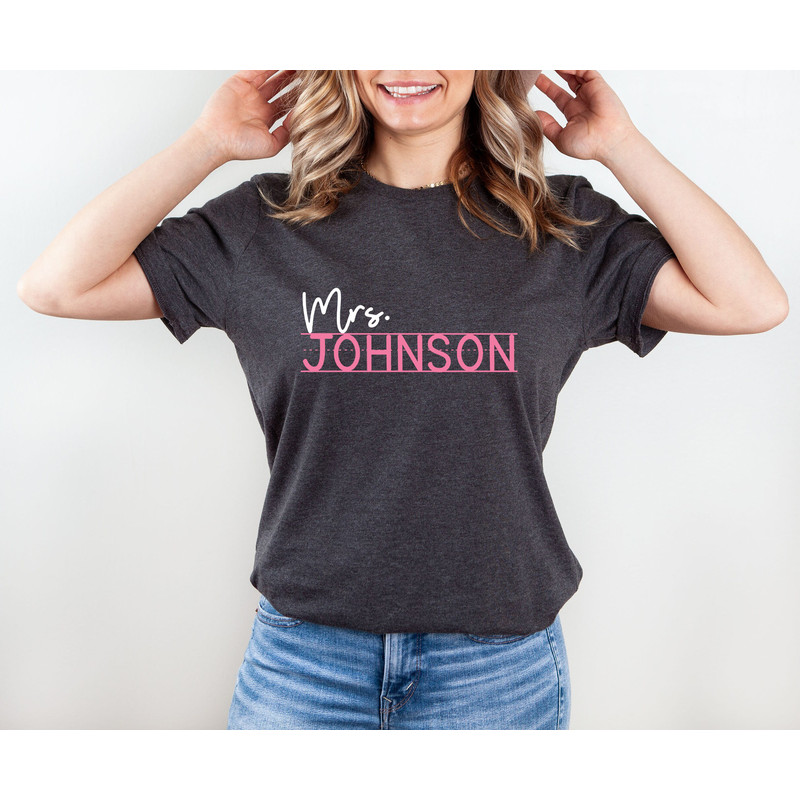 Custom Teacher Name Shirt, Teacher Valentine Sweatshirt, Teacher Valentine Shirt, Teacher Valentine Tee, Valentines Day Women Shirt.jpg