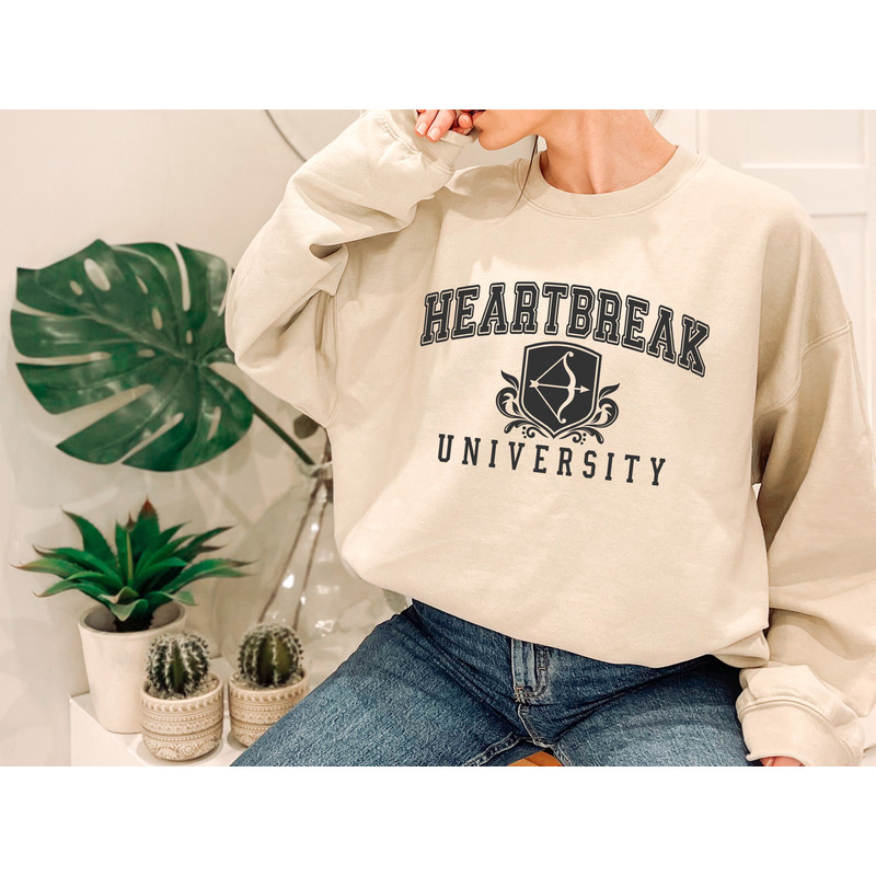 Heartbreak University Shirt, Heart Breaker Sweatshirt, Retro Valentine Shirt, Broken Heart Tee, Cupid Shirt, Student Valentine Shirt.jpg