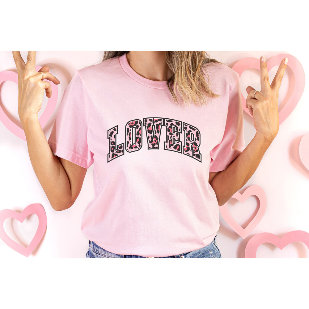 Lover Shirt Women, Valentine's Day Gift, Gift for Girlfriend, Cute Love Shirt, Love with Heart T-shirt, Gift for Best Friend, Fiance Shirt.jpg