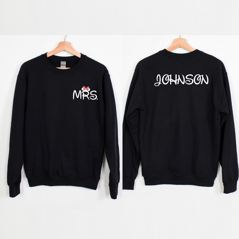 Mr Mrs Ears T-Shirt, Disney Matching shirts, Funny Couples Shirts, Honeymoon shirts, Husband Wife, Family Name Tee, Disney Wedding Shirt.jpg