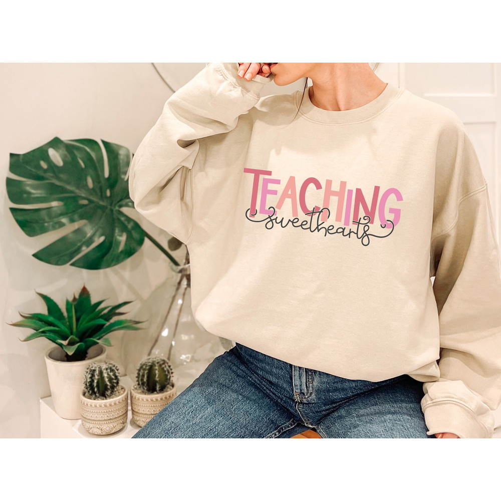 Teaching Sweethearts Shirt, Funny Valentine's Day Teacher Shirt, Valentines Shirts Teachers, Alphabet Teacher Shirt, Valentines Day Gift.jpg