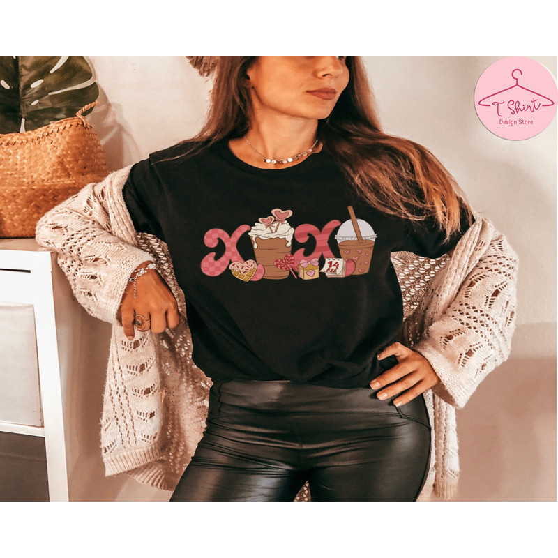 XOXO Coffee Shirt, Xoxo Shirt, XoXo Valentines, Cute Valentine's Shirt, Coffee Valentine's Shirt, Valentine's Day Shirt.jpg