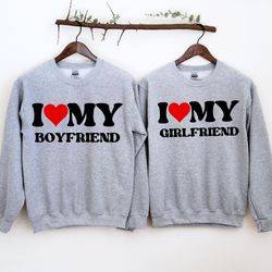 i love my girlfriend sweater, gift for my girlfriend shirt, gift for my girlfriend, valentines day t-shirt, valentines d