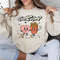 Retro Valentine Vibes Sweatshirt, Cute Valentines Day Heart Shirt, Funny Valentines Day Gift For Teacher, Valentine Day Tee Shirt Sweatshirt.jpg