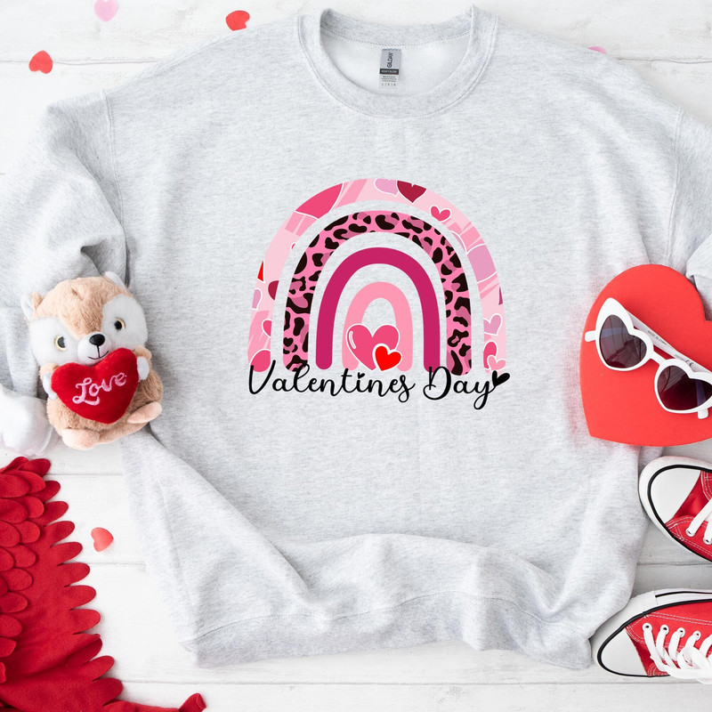 Happy Valentine's Day Shirt, Valentines Day Hearts Sweatshirt, Valentines Day Gift For Womens, Gift For Her, Valentine's Day Shirt.jpg