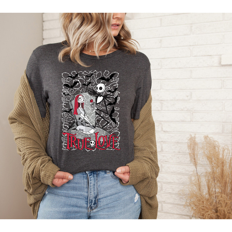 Disney Jack And Sally True Love Sweatshirt, Nightmare Love Valentines Day Shirt, Nightmare Jack And Sally Before Christmas Love V Day Hoodie.jpg