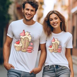 love snack valentines day shirt, coffee love valentine sweatshirt, illustration snack love valentine hoodie, magic snack