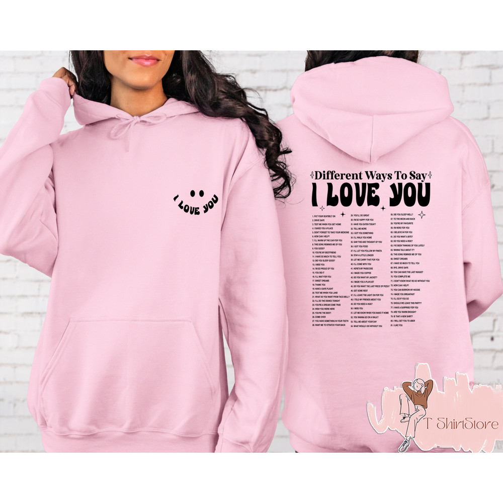 Different Ways to Say I Love you Sweatshirt, Aesthetic Hoodie, Love You Sweater, Valentines Day Gifts, Trendy Sweatshirt, Gift For Her.jpg